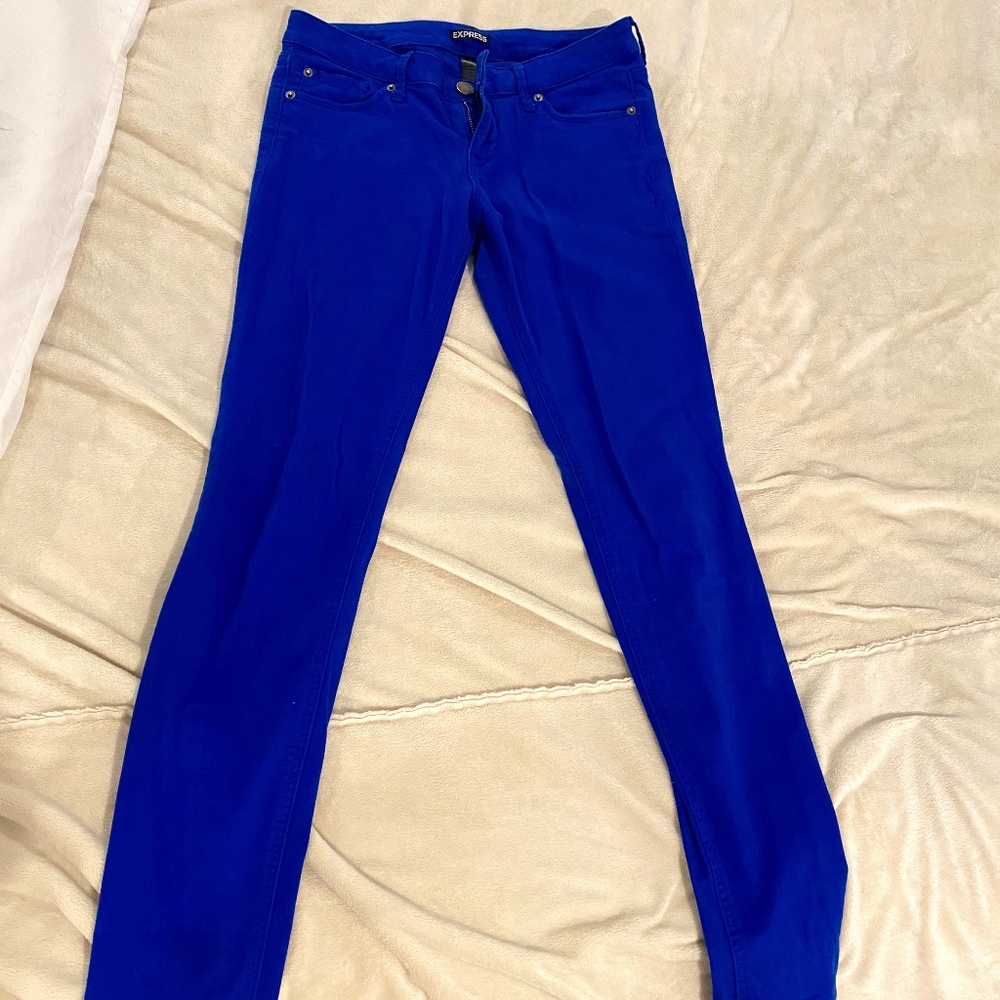 Express size 6 low rise skinny jeans